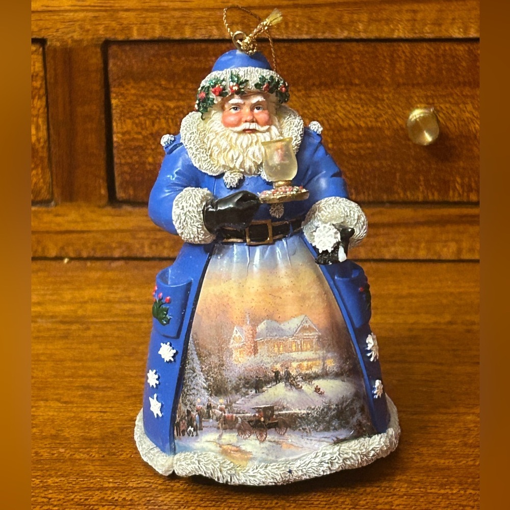 2003 Thomas Kinkade Old World Santa's Christmas Heirloom Ornament - Picture 9 of 11